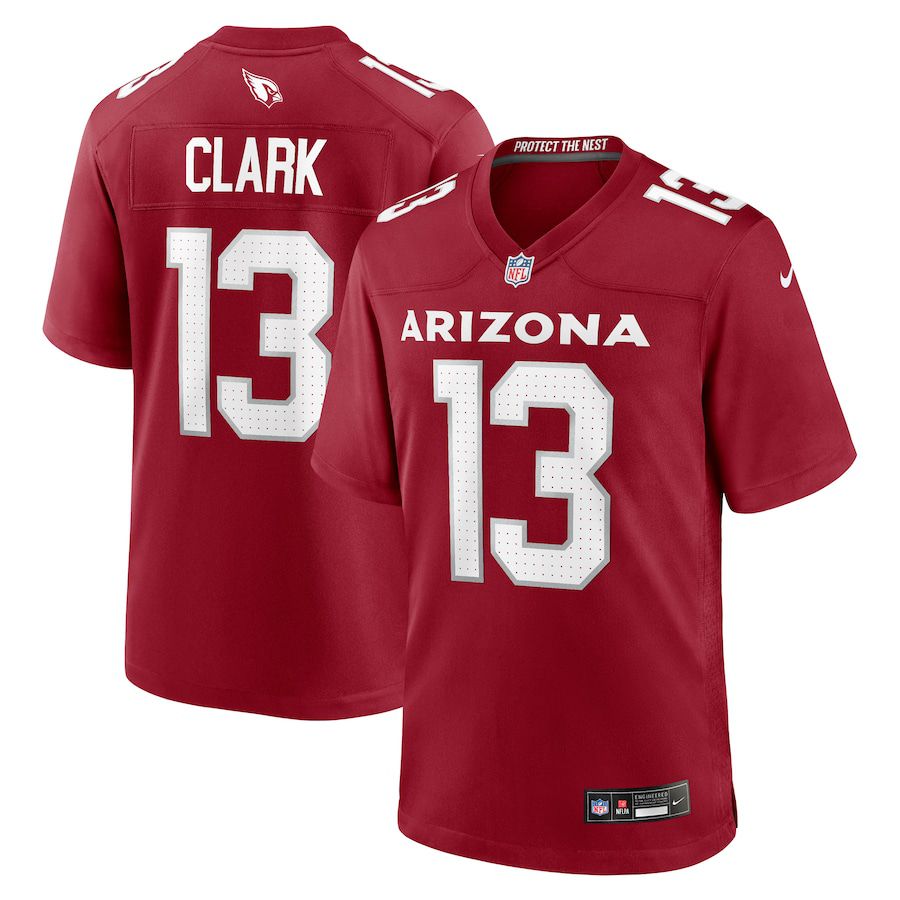 Men Arizona Cardinals #13 Kei Trel Clark Nike Cardinal Game NFL Jersey->arizona cardinals->NFL Jersey